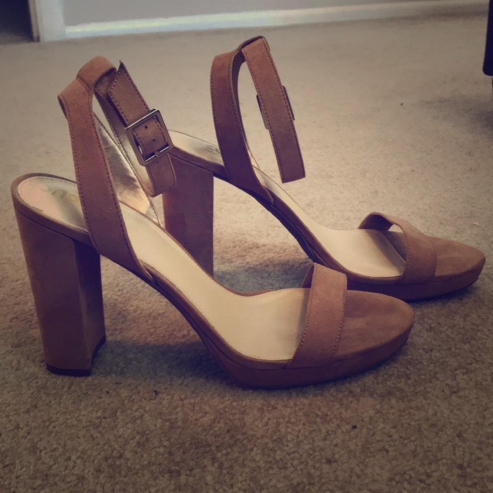 Sam Edelman tan/camel heels